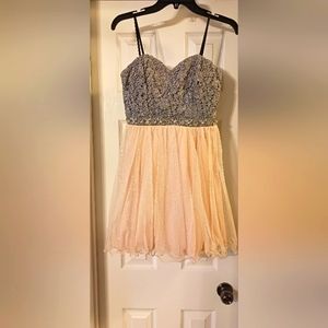 City Triangles Baby pink homecoming dress or fun celebration dress